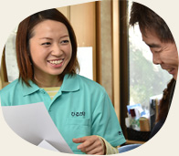 ご利用者さま、そしてスタッフ、互いが楽しむことを大切にしています